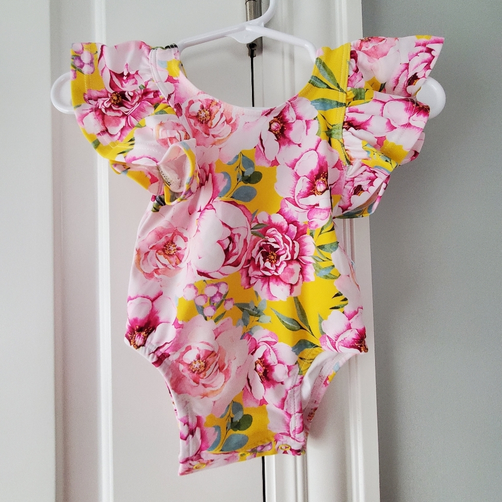 Posh Peanut Baby Girl Swim Suit 0-3 Months